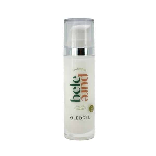 30ml Oleogel - belepure® in einem Airless-Spender zur effektiven Dosierung, erhältlich bei Nakobe.