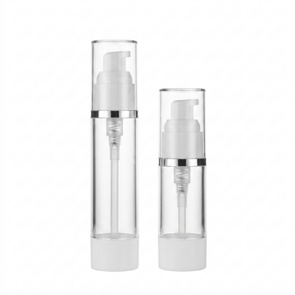 Airless Spender klar 30 ml und 50 ml für Cremes, Lotionen und Seren