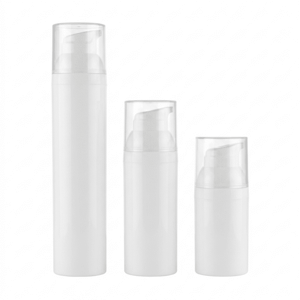 Weißer Airless Spender für Cremes und Lotionen