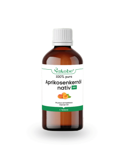 100ml Bio Aprikosenkernöl Nativ von Nakobe.