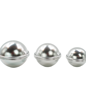 badekugelformen 3 set aluminium