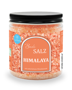 Nakobe Badesalz Himalaya mit natürlichem Himalayasalz, frei von Farb- und Duftstoffen