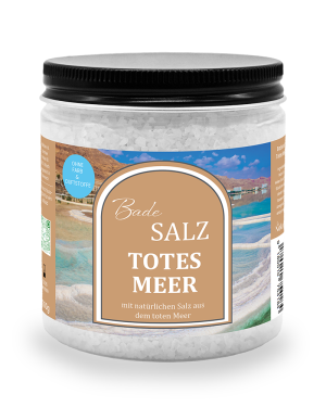 Nakobe Badesalz Totes Meer, natürliches Salz, frei von Farb- und Duftstoffen