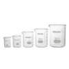fünf bechergläser von 50-1000ml