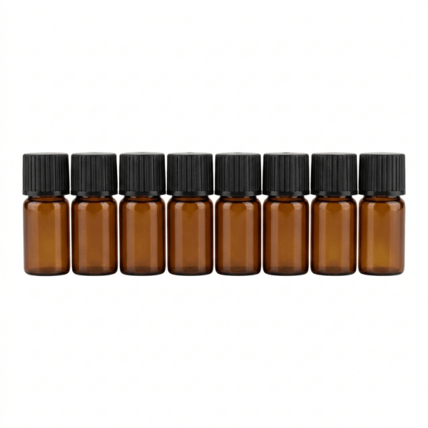 Braunglasfläschchen 1 ml mit Schraubverschluss
