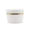 Cremetiegel 50 ml mit Goldrand und Schraubdeckel