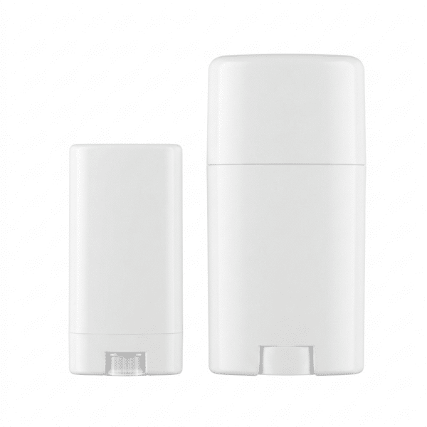 Weißer Deostick 20 ml und 50 ml aus Polypropylen für DIY-Naturkosmetik