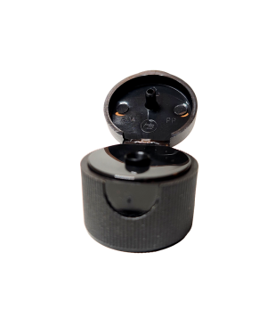 Klappverschluss Schwarz 24 410-