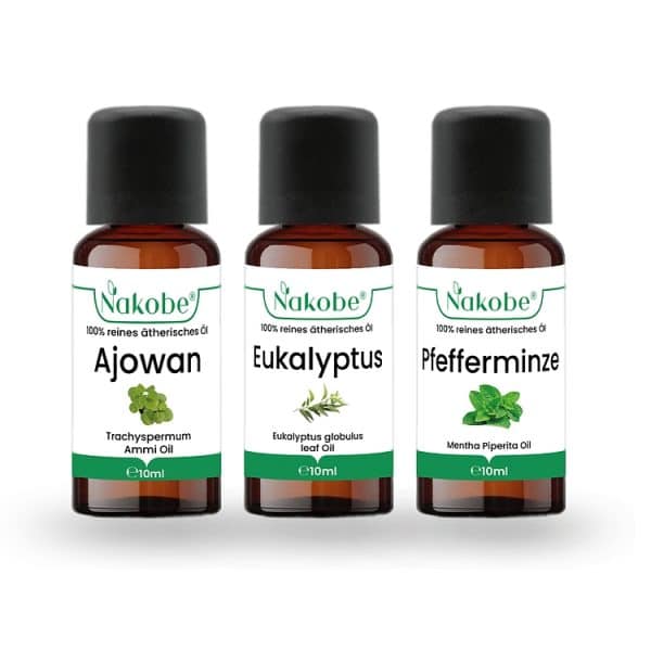 Set ätherischer Öle für klare Atemwege