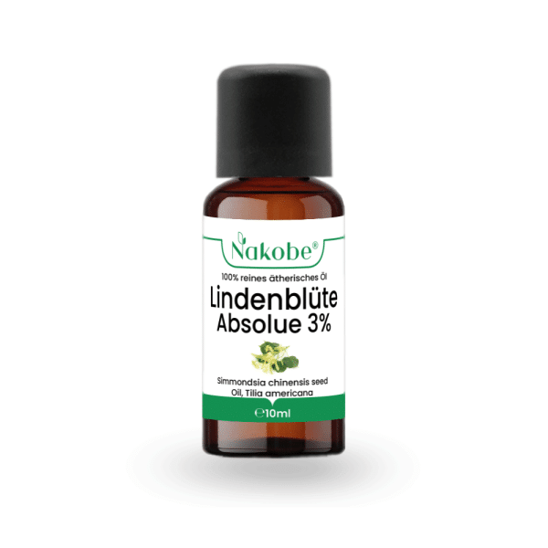 Flasche mit 10 ml Lindenblüte Absolue 3% ätherischem Öl"