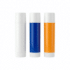 Lippenpflegehülse 5 ml in Weiß, Orange und Blau
