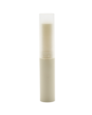 Beige Lippenpflegehülse von Nakobe, hochwertige Verarbeitung