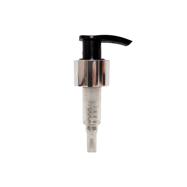 Lotionpumpe Silber/Schwarz 24/410