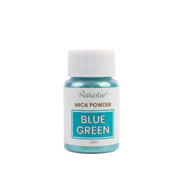 Mica Blue Green – blaugrünes Schimmerpigment für Naturkosmetik
