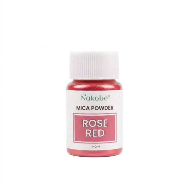 Mica Pearl Rose Red – rosenrotes Perlglanzpigment für Naturkosmetik