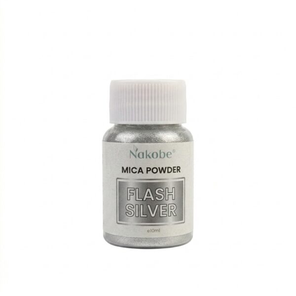 Mica Flash Silver – silbernes Schimmerpigment für Naturkosmetik