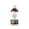 Flasche mit 100ml palmölfreies MCT-Neutralöl von Nakobe, für intensive und nachhaltige Hautpflege