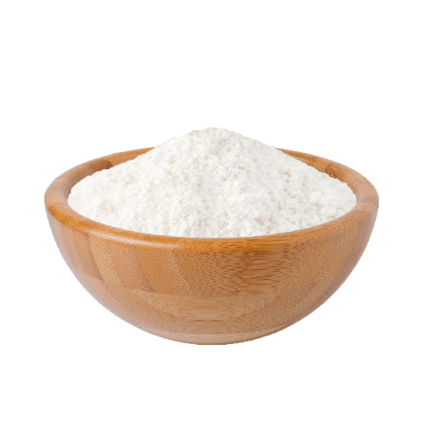 Reines Perlenpulver in einer Schale