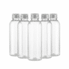 fünf pet klarflasche 100ml mit aluminiumverschluss