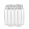 PET Klarflasche 50 ml mit Aluminium-Schraubverschluss