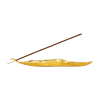 Räucherschale Golden Leaf – Nakobe