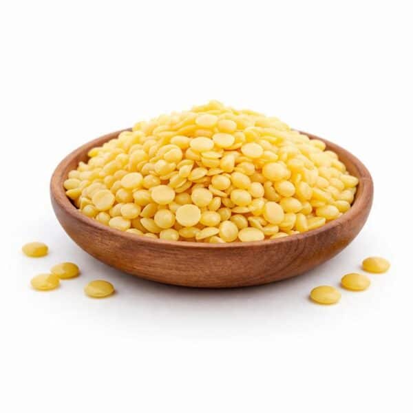 reiswachs in holzschale