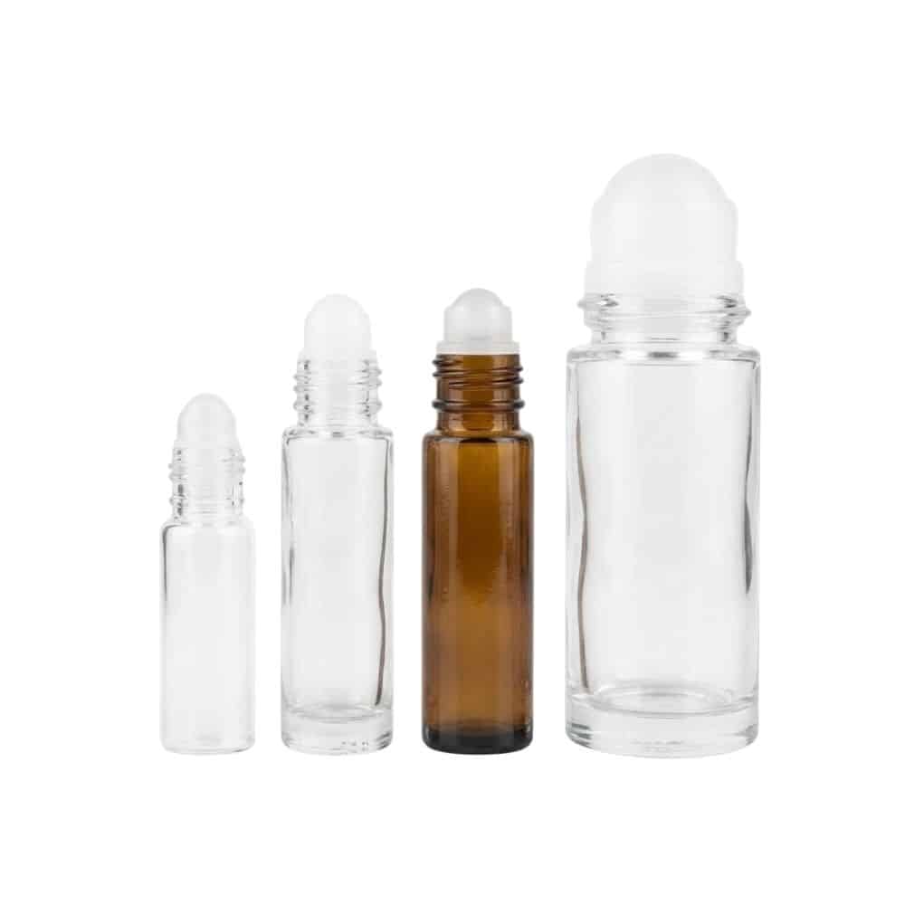 Roll-On Glasflasche | 5 ml, 10 ml & 50 ml | Klar- oder Braunglas – Bild 2