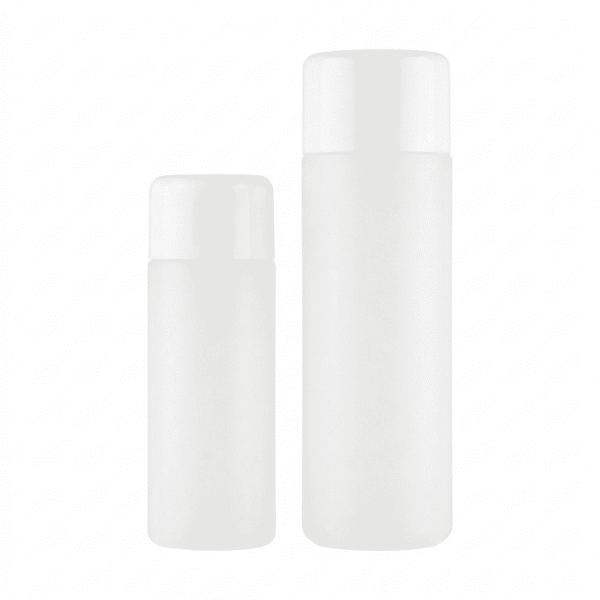 Rundflasche Clara mit Spritzeinsatz aus HDPE