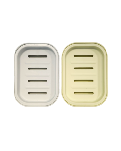 Seifenschale Klara mit schnelltrocknendem Design in robustem Kunststoff