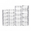 Transparente Schraubdosen 5 ml und 10 ml