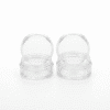 Transparente Schraubdosen 5 ml und 10 ml offen