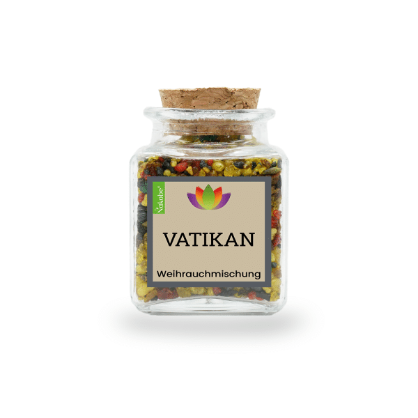 Weihrauch Vatikan von Nakobe mit Olibanum, Copal und Zitronenschalen.