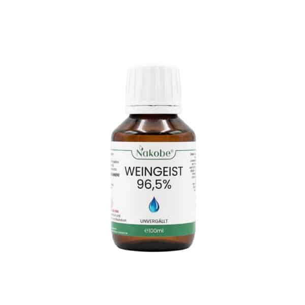 weingeist 96% unvergällt in braunflasche