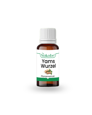Flasche mit Yamswurzel Extrakt, reich an Nährstoffen für Hautpflege