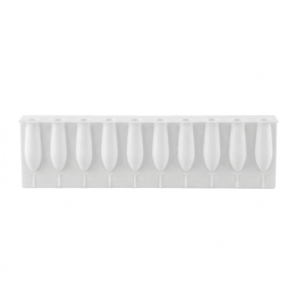 Zäpfchenform für 10 Suppositorien aus PVC PE