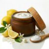 Zitronenbutter im glas